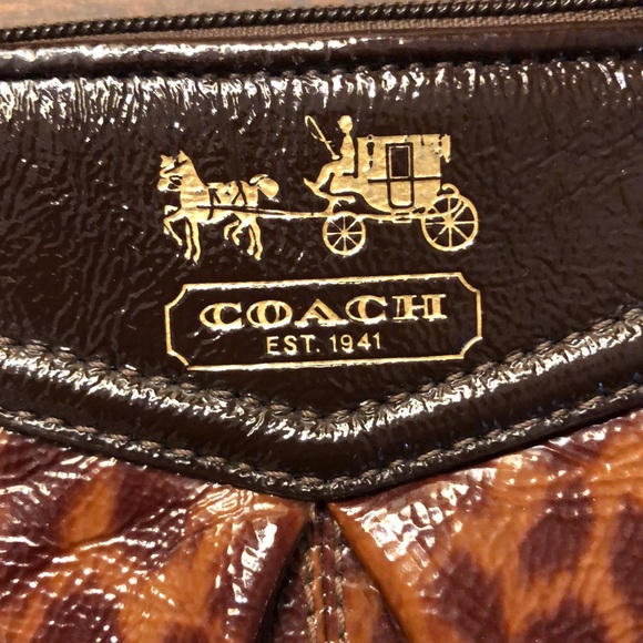 Coach leopard print wristlet. Like new condition. - Picture 6 of 6